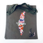 Palestine Heritage Narrative Canvas Tote – Cultural Illustration Collection